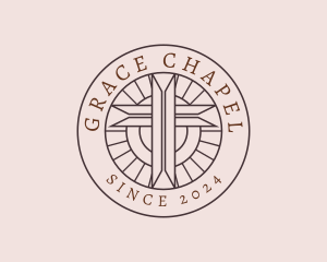 Christian Cross Chapel logo design