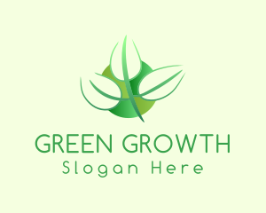 Green Leaf Nature logo design