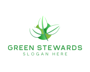 Green Leaf Nature logo design