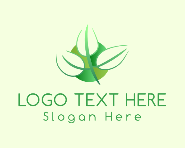 Green Leaf logo example 4