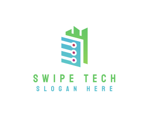 Digital Tech Building  logo design