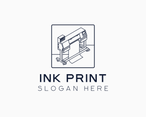 Printing Machine Press logo design