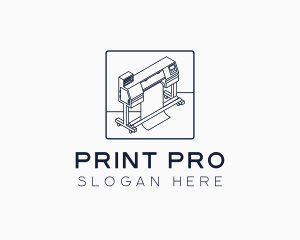 Printing Machine Press logo design