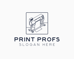 Printing Machine Press logo design