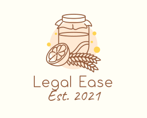 Organic Lemon Kombucha  logo