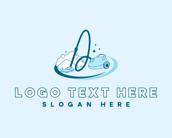 Sparkling Clean logo example 1