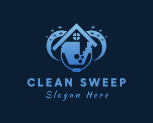 House Wash Cleaning logo design