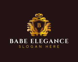 Luxury Elegant Crown logo design