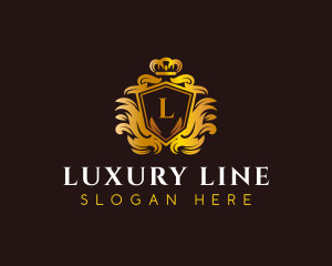 Luxury Elegant Crown logo design