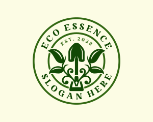 Eco Plant Shovel logo design