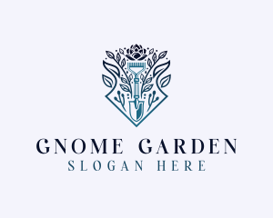 Garden Shovel Landscaping logo design