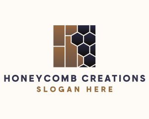 Home Flooring Tile logo design