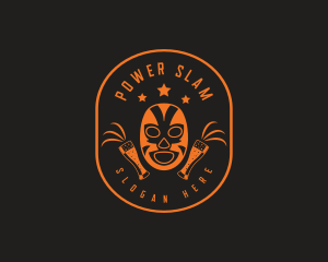 Luchador Mask Beer logo