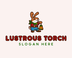 Rabbit Camper Adventure logo design