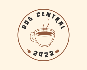 Hot Coffee Cup Seal  logo design