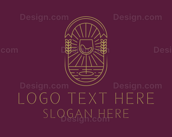 Artisanal Liquor Badge Logo