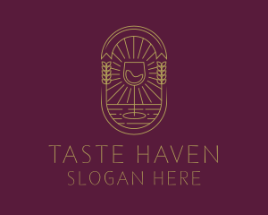 Artisanal Liquor Badge logo design