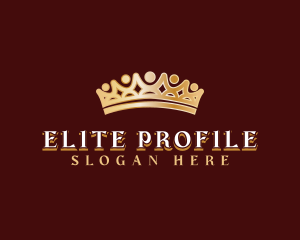 Social People Crown logo design