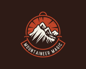 Mountain Hiking Trek logo design