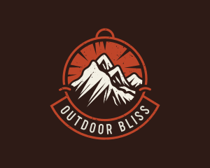 Mountain Hiking Trek logo design