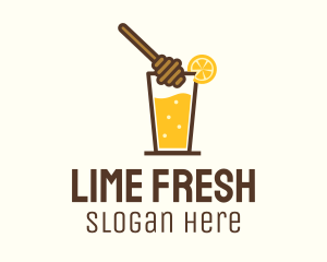 Lemon & Honey Juice logo design