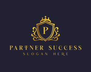 Luxury Crown Shield logo