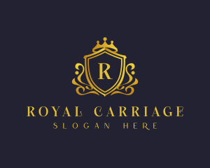 Luxury Crown Shield logo design