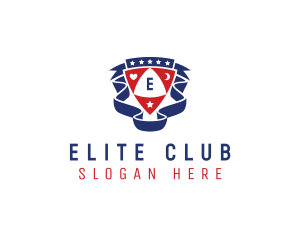 Club Shield Ribbon logo