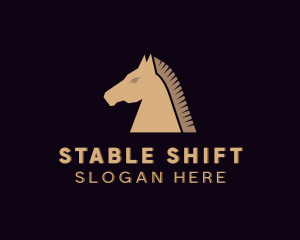 Stallion Horse Animal logo design