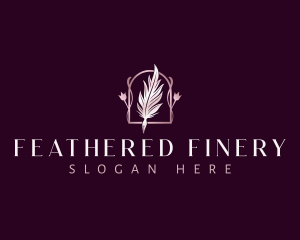 Floral Feather Quill logo