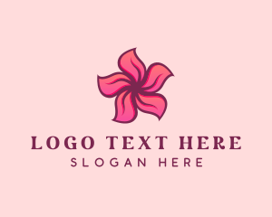 Pink Hawaiian Flower logo