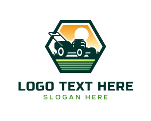 Landscaping Grass Mower logo