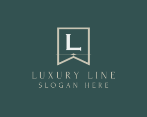 Luxurious Fashion Boutique Banner logo design