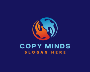 Hand Mind Wellness logo design