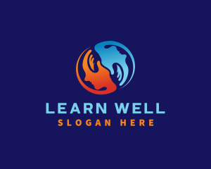 Hand Mind Wellness logo design