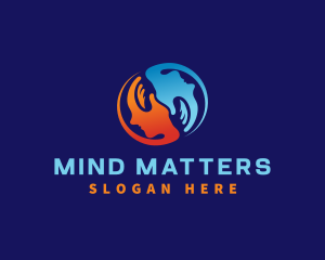 Hand Mind Wellness logo design