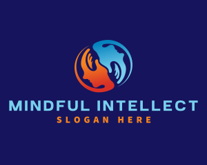 Hand Mind Wellness logo design