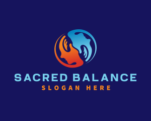 Hand Mind Wellness logo design