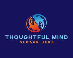 Hand Mind Wellness logo design