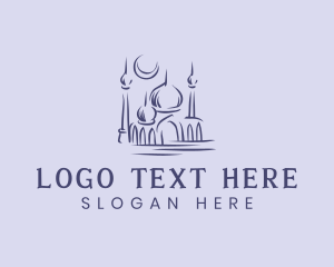 Muslim Mosque Structure logo