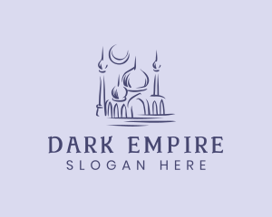 Muslim Mosque Structure logo design