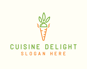 Carrot Food Cuisine logo design