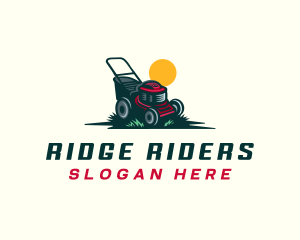 Lawn Care Mower Logo