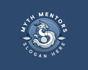 Dragon Myth Fantasy logo design