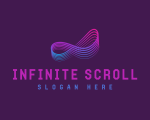 Technology Infinite Loop logo design