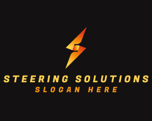 Electrical Power Bolt logo design