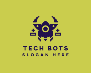 Robot Game Character  logo design