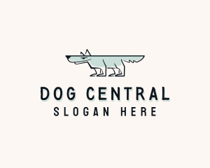 Canine Dog Cartoon logo design