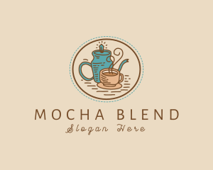 Coffee Cup Kettle logo design