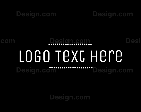 Business Signage Wordmark Logo